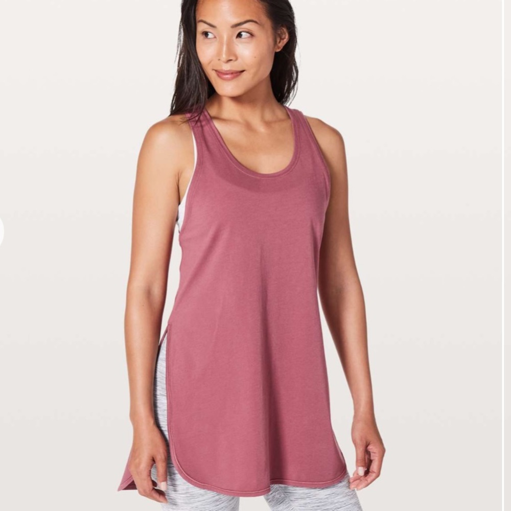 Lululemon Moss Rose Side Story Tank